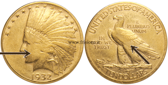 USA 10 dollari indiano MB