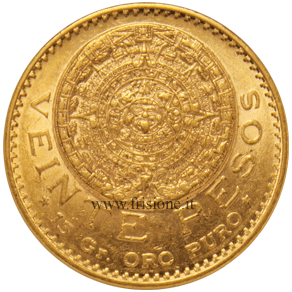 20 pesos Messico 1918_d